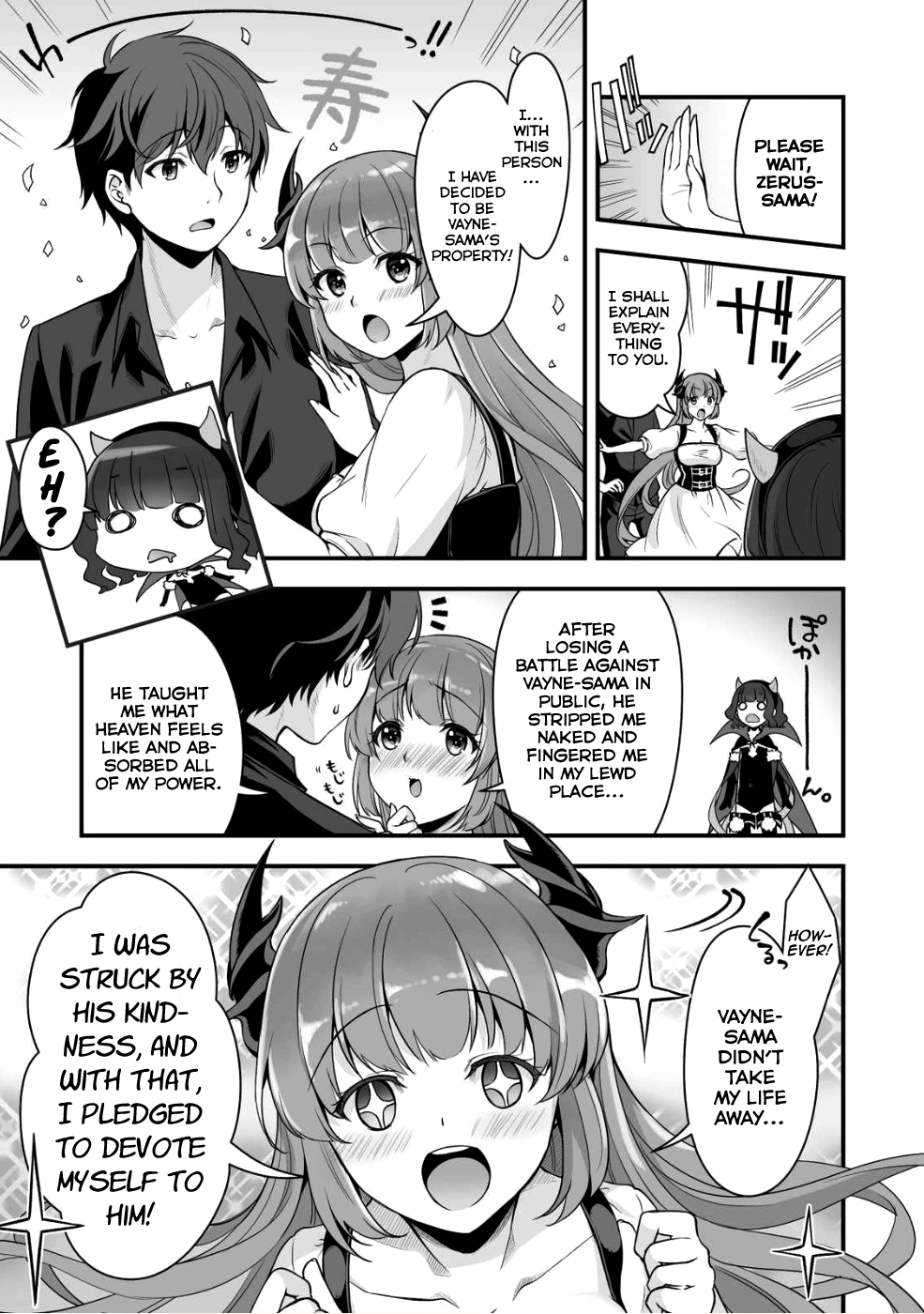 When I Was Playing Eroge With VR, I Was Reincarnated In A Different World, I Will Enslave All The Beautiful Demon Girls ~Crossout Saber~ chapter 3 page 18