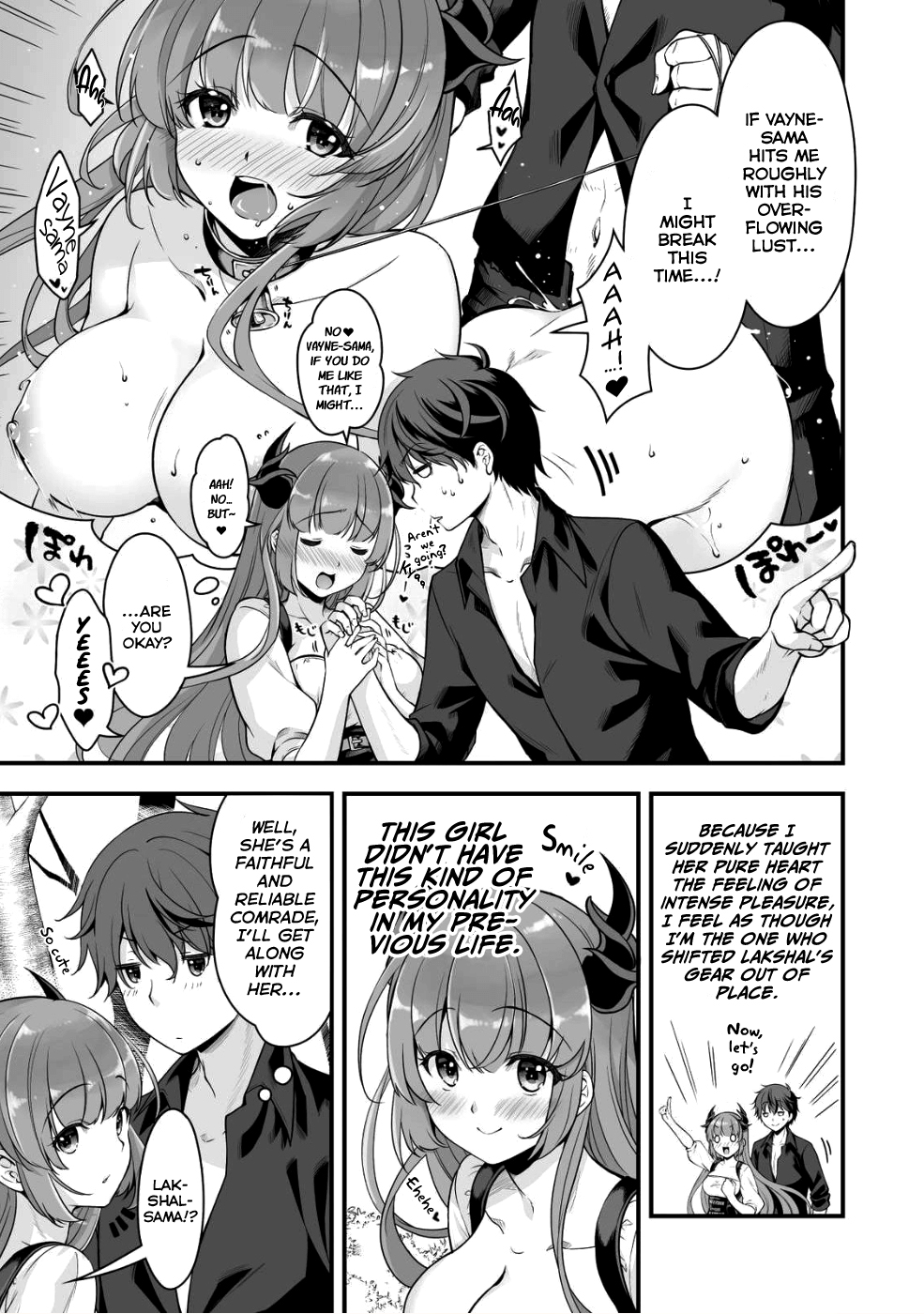 When I Was Playing Eroge With VR, I Was Reincarnated In A Different World, I Will Enslave All The Beautiful Demon Girls ~Crossout Saber~ chapter 3 page 3