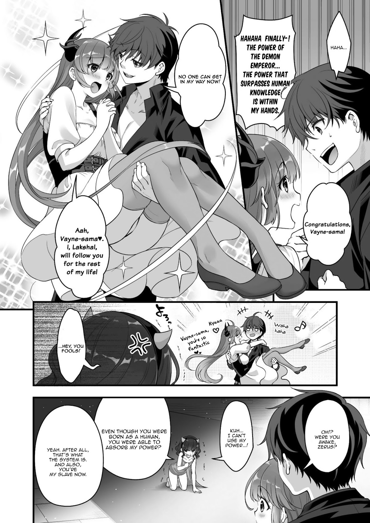 When I Was Playing Eroge With VR, I Was Reincarnated In A Different World, I Will Enslave All The Beautiful Demon Girls ~Crossout Saber~ chapter 4 page 15