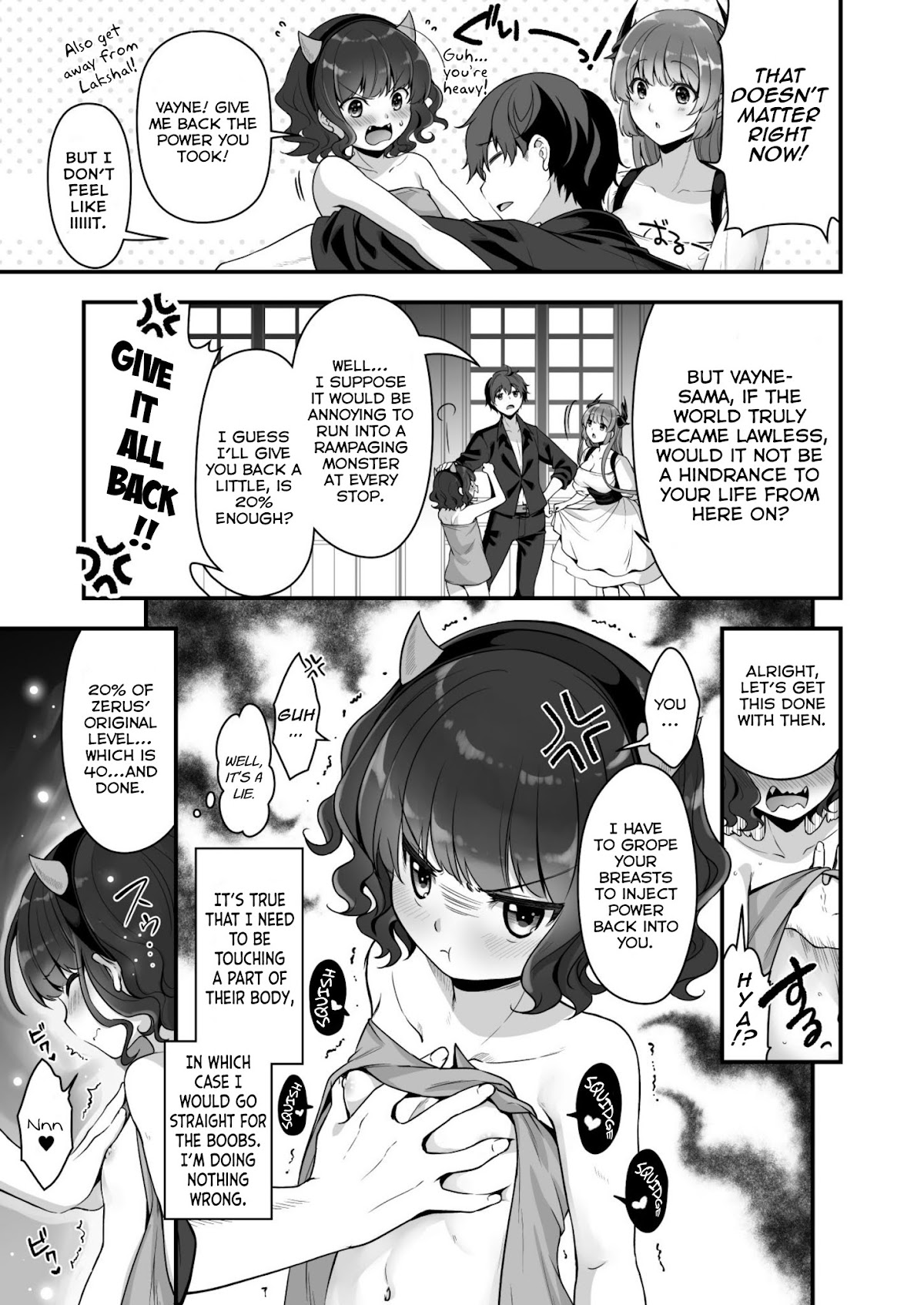 When I Was Playing Eroge With VR, I Was Reincarnated In A Different World, I Will Enslave All The Beautiful Demon Girls ~Crossout Saber~ chapter 5 page 5