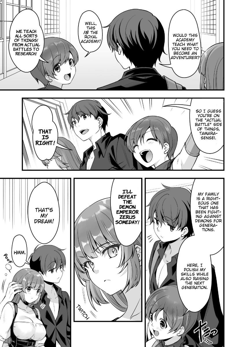 When I Was Playing Eroge With VR, I Was Reincarnated In A Different World, I Will Enslave All The Beautiful Demon Girls ~Crossout Saber~ chapter 7 page 3