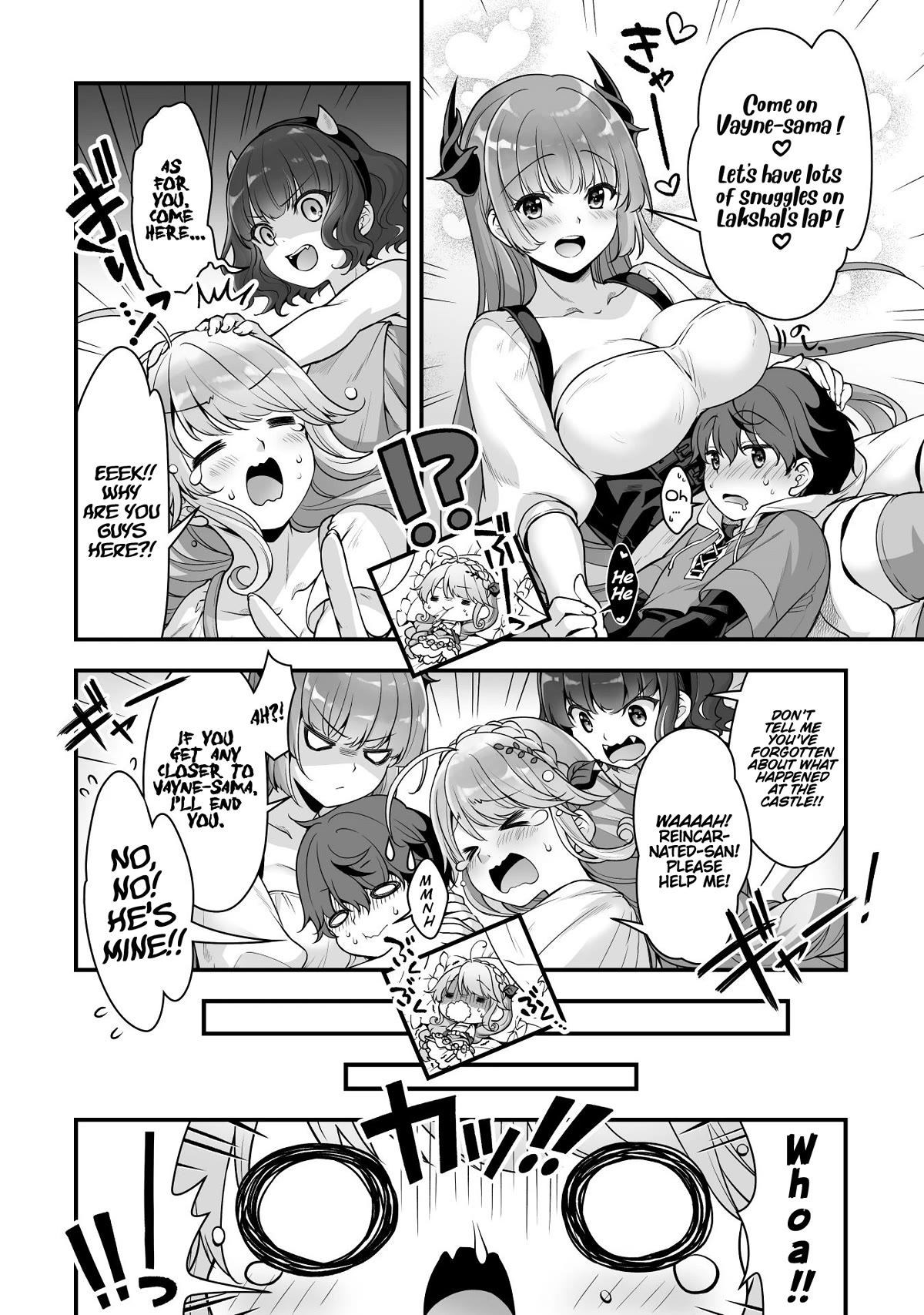When I Was Playing Eroge With VR, I Was Reincarnated In A Different World, I Will Enslave All The Beautiful Demon Girls ~Crossout Saber~ chapter 8.5 page 6
