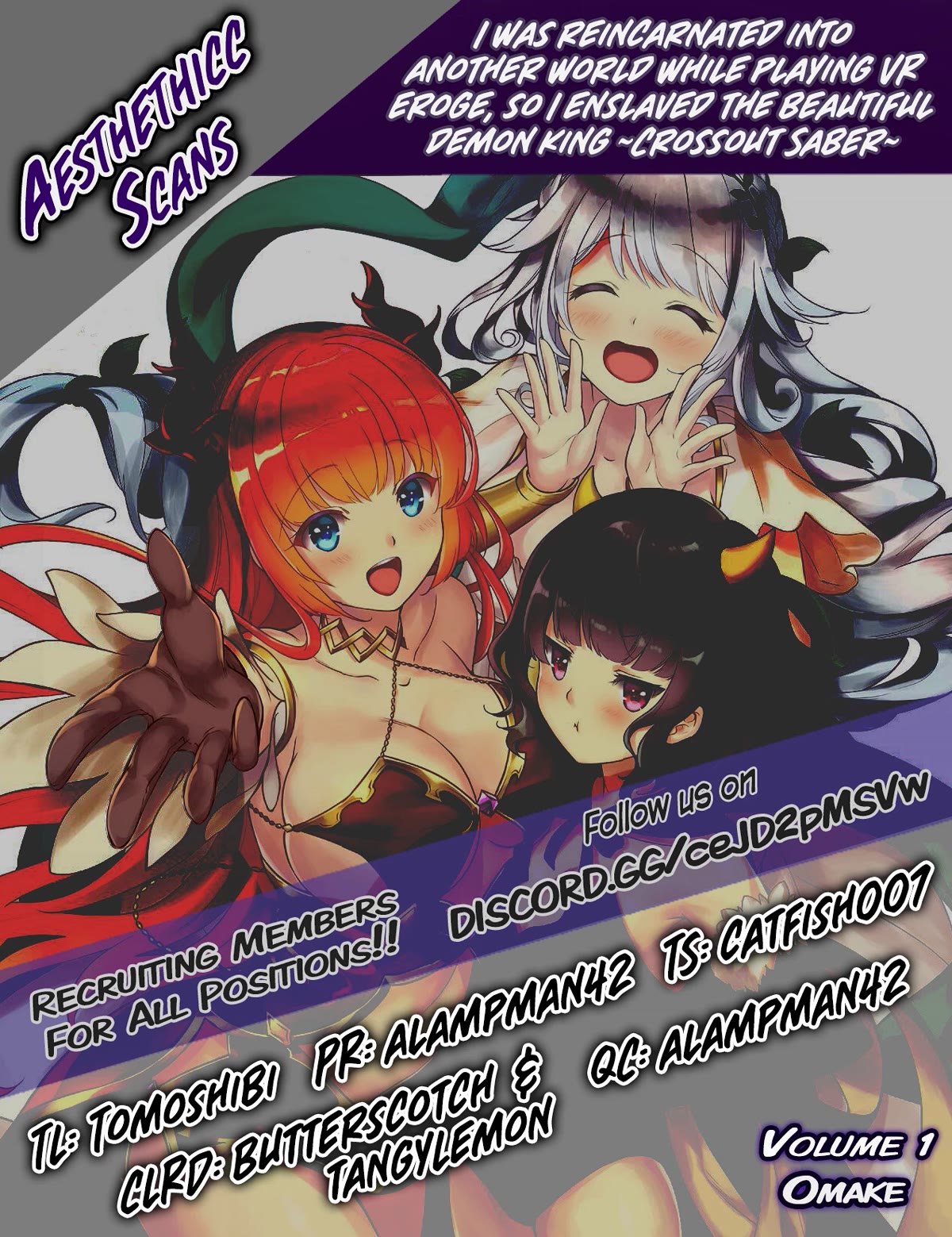 When I Was Playing Eroge With VR, I Was Reincarnated In A Different World, I Will Enslave All The Beautiful Demon Girls ~Crossout Saber~ chapter 8.5 page 8