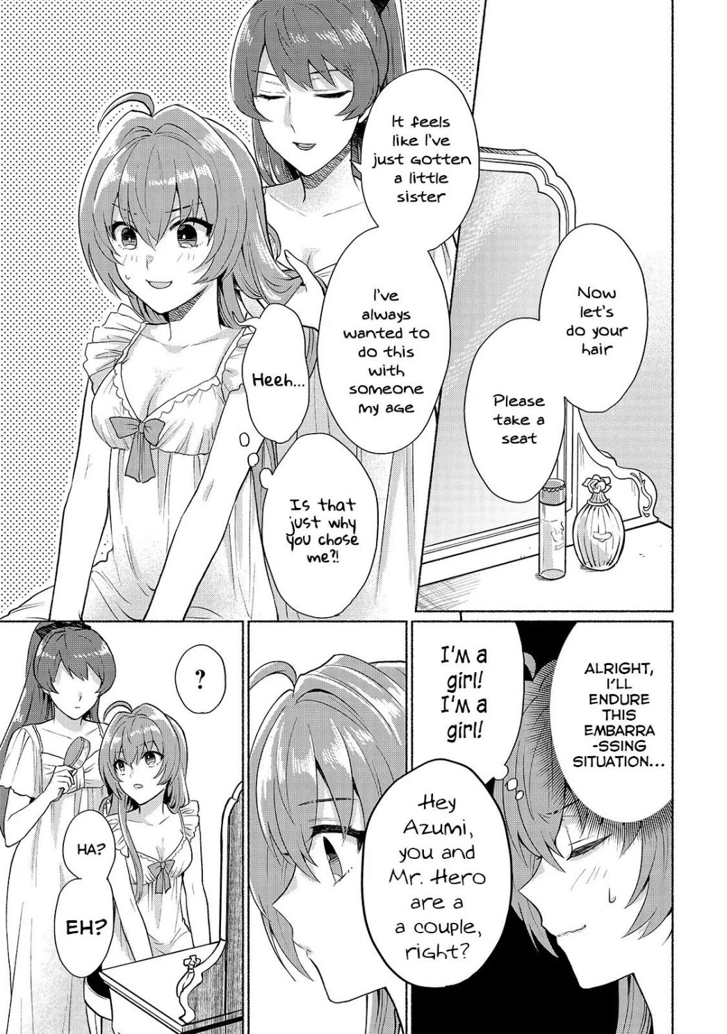 When I Was Reincarnated in Another World, I Was a Heroine and He Was a Hero chapter 10 page 15