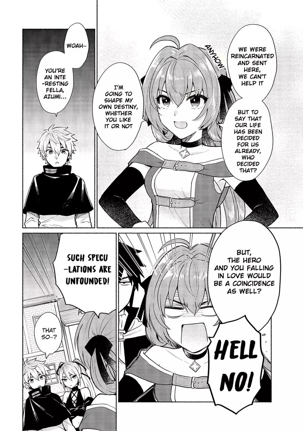 When I Was Reincarnated in Another World, I Was a Heroine and He Was a Hero chapter 14 page 12