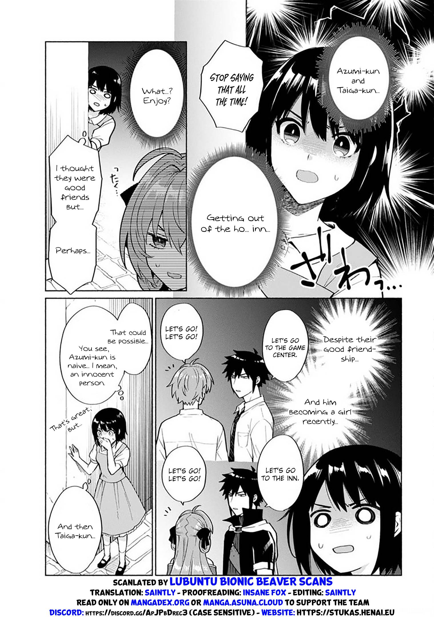 When I Was Reincarnated in Another World, I Was a Heroine and He Was a Hero chapter 27.5 page 3