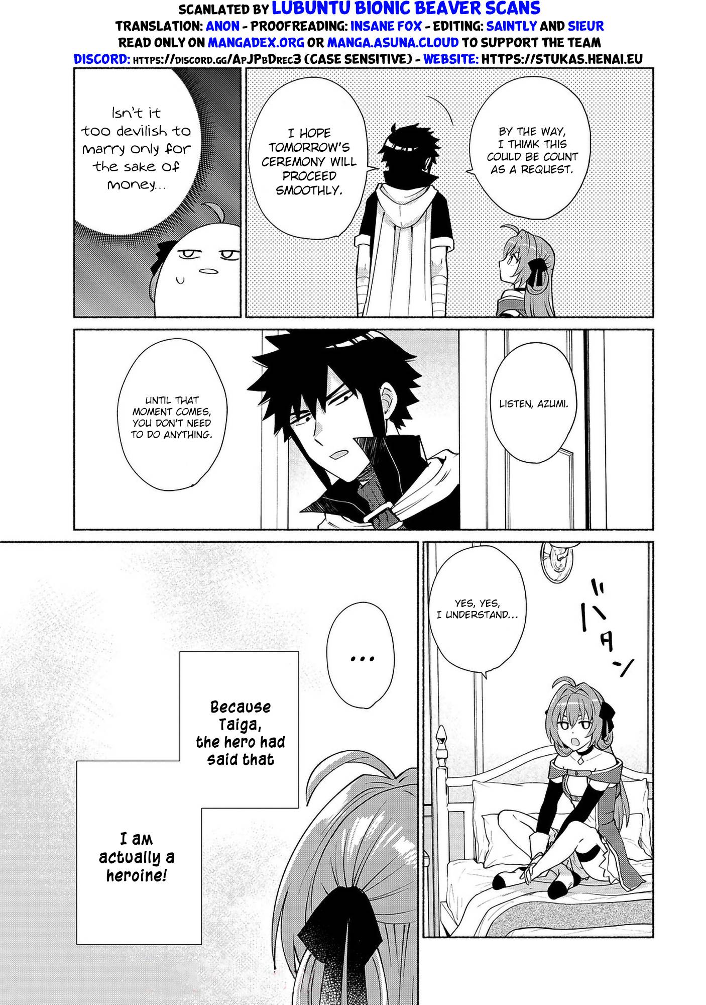 When I Was Reincarnated in Another World, I Was a Heroine and He Was a Hero chapter 28 page 11