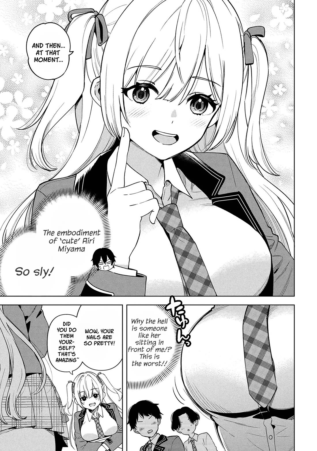 When the Introverted Me Got Surrounded by S-Tier Beauties After a Seat Change, a Secret Relationship Began chapter 1 page 12