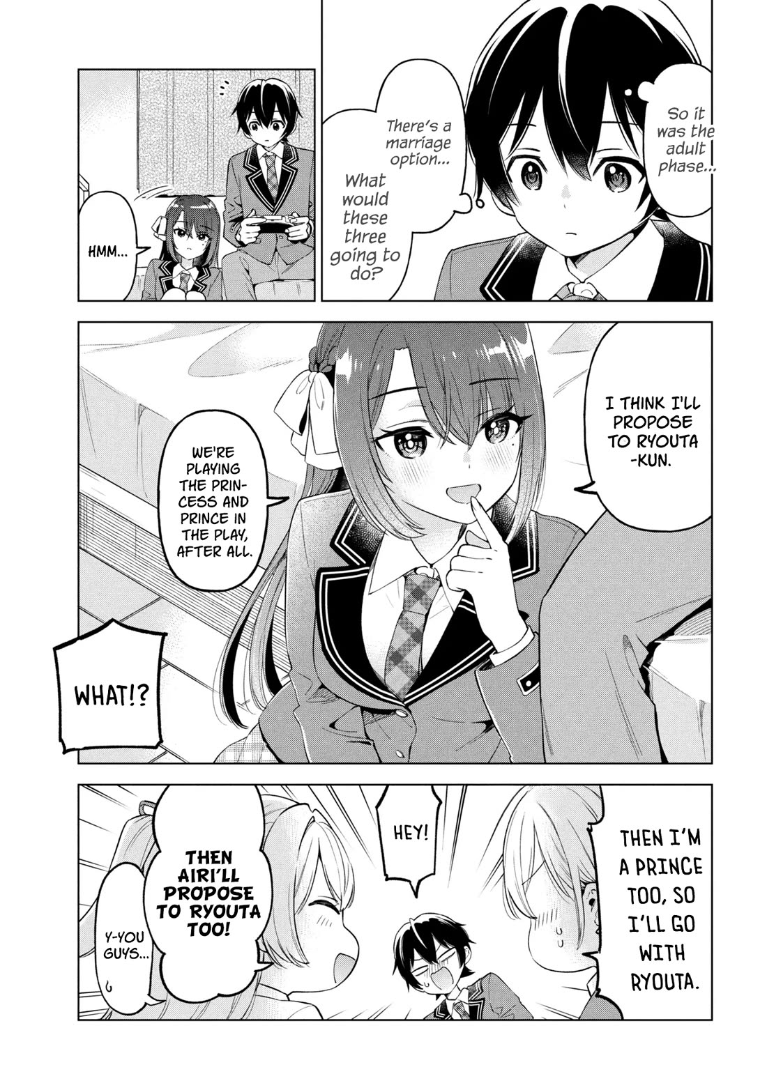 When the Introverted Me Got Surrounded by S-Tier Beauties After a Seat Change, a Secret Relationship Began chapter 10 page 26