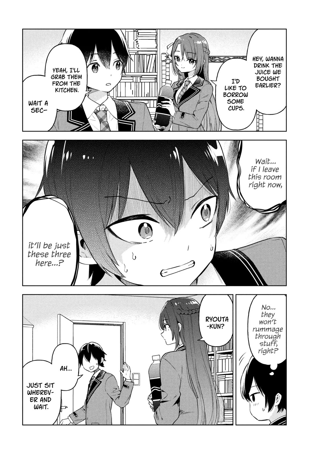 When the Introverted Me Got Surrounded by S-Tier Beauties After a Seat Change, a Secret Relationship Began chapter 10 page 7