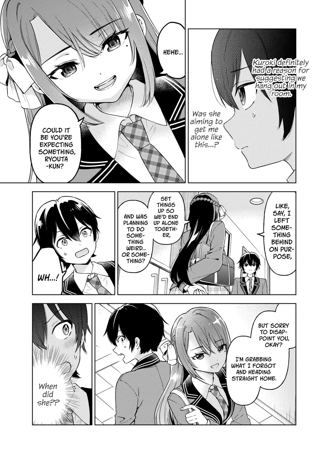 When the Introverted Me Got Surrounded by S-Tier Beauties After a Seat Change, a Secret Relationship Began chapter 11 page 13