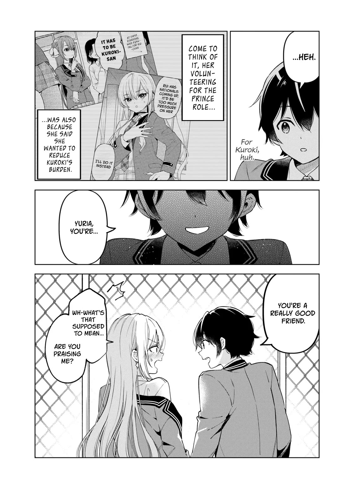 When the Introverted Me Got Surrounded by S-Tier Beauties After a Seat Change, a Secret Relationship Began chapter 14 page 11
