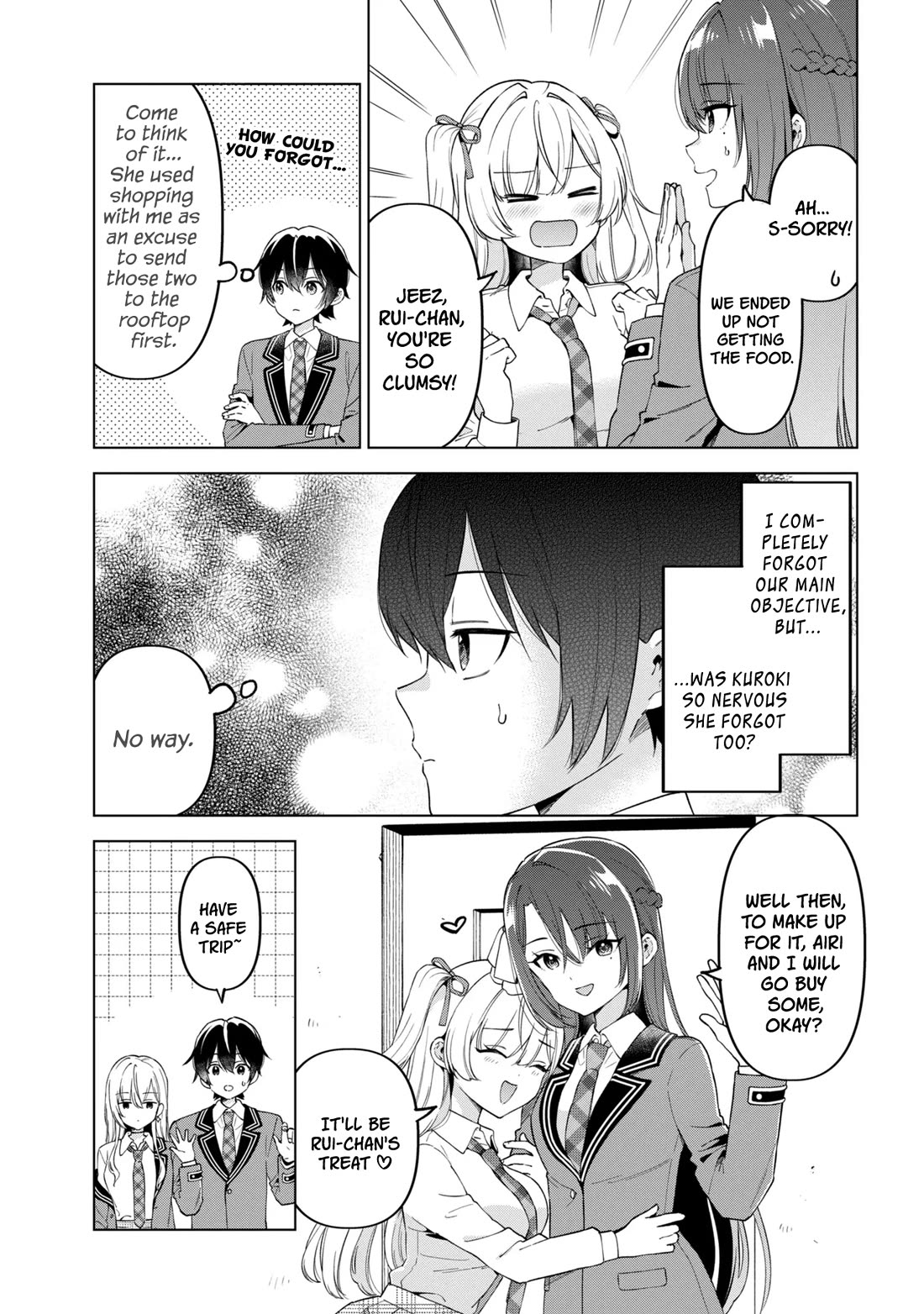 When the Introverted Me Got Surrounded by S-Tier Beauties After a Seat Change, a Secret Relationship Began chapter 14 page 3