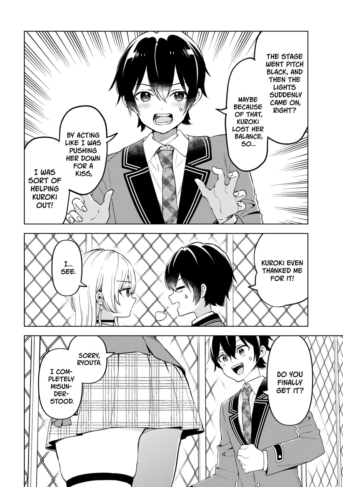 When the Introverted Me Got Surrounded by S-Tier Beauties After a Seat Change, a Secret Relationship Began chapter 14 page 6