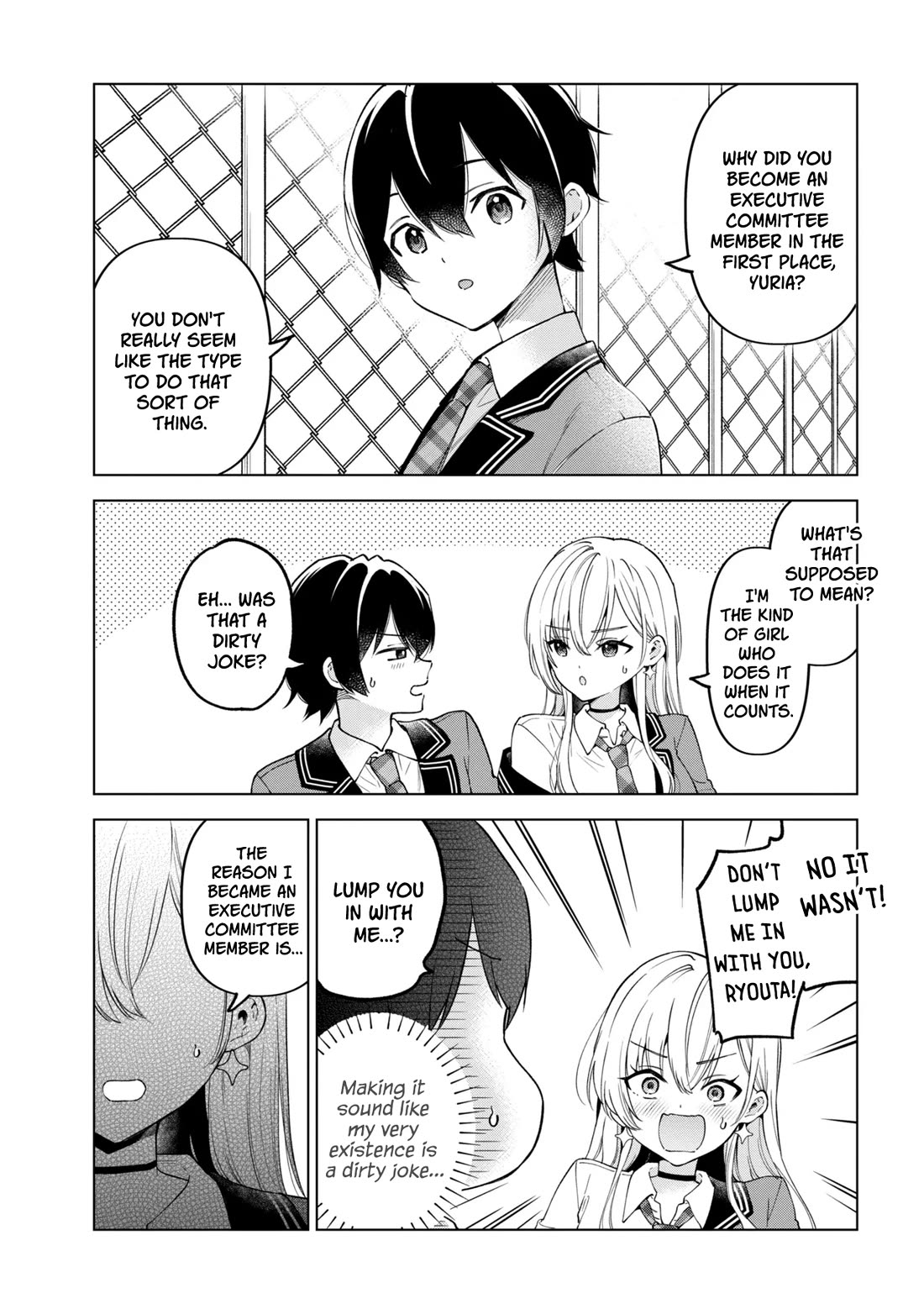 When the Introverted Me Got Surrounded by S-Tier Beauties After a Seat Change, a Secret Relationship Began chapter 14 page 9
