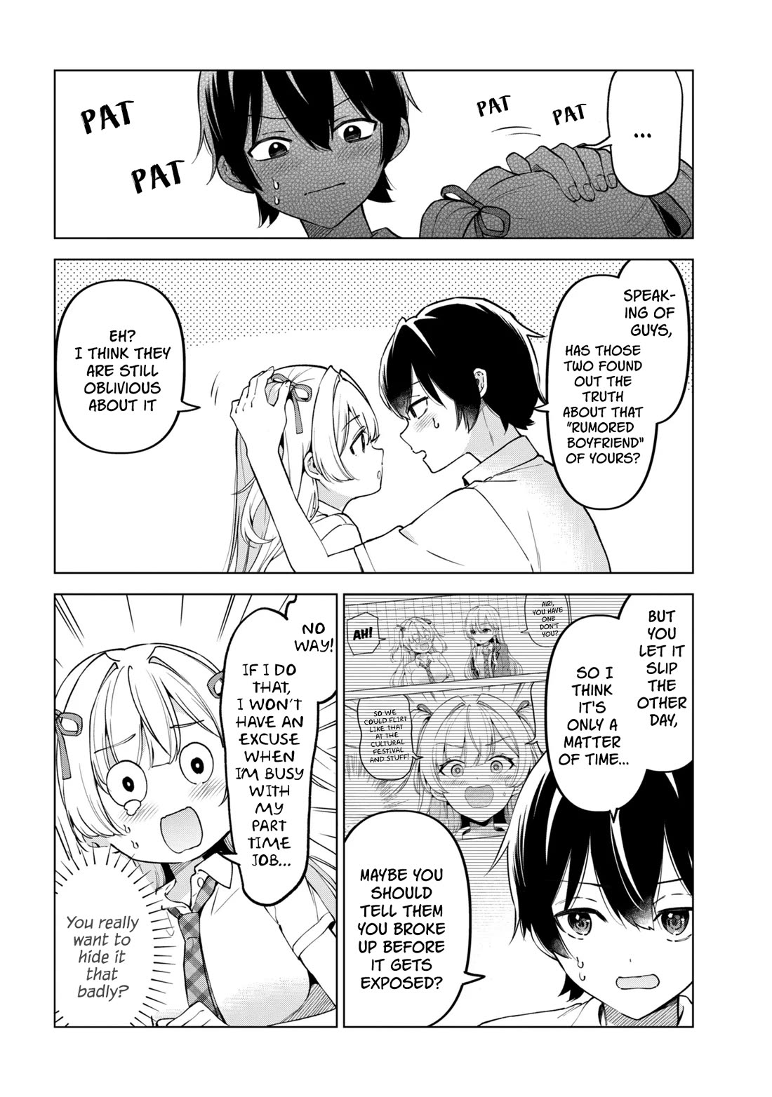 When the Introverted Me Got Surrounded by S-Tier Beauties After a Seat Change, a Secret Relationship Began chapter 15 page 14