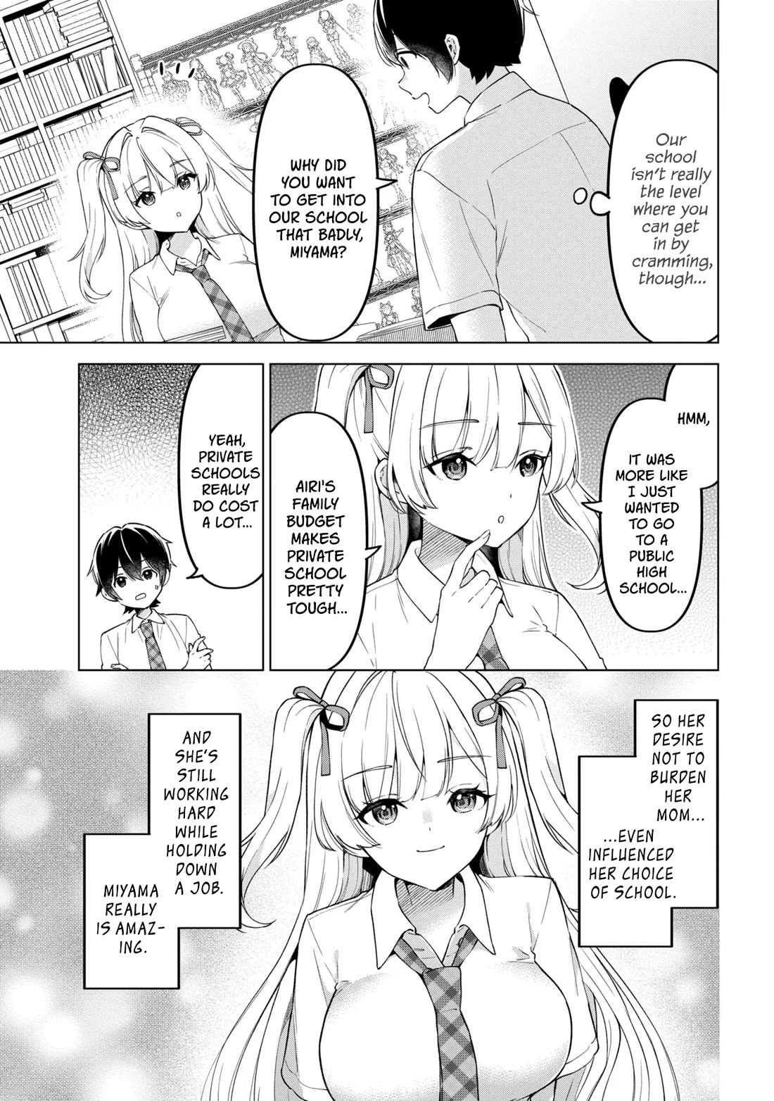 When the Introverted Me Got Surrounded by S-Tier Beauties After a Seat Change, a Secret Relationship Began chapter 15 page 9