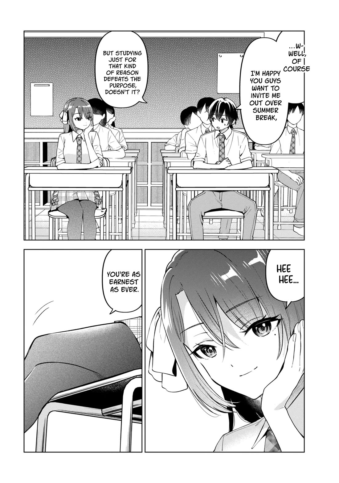When the Introverted Me Got Surrounded by S-Tier Beauties After a Seat Change, a Secret Relationship Began chapter 16 page 38