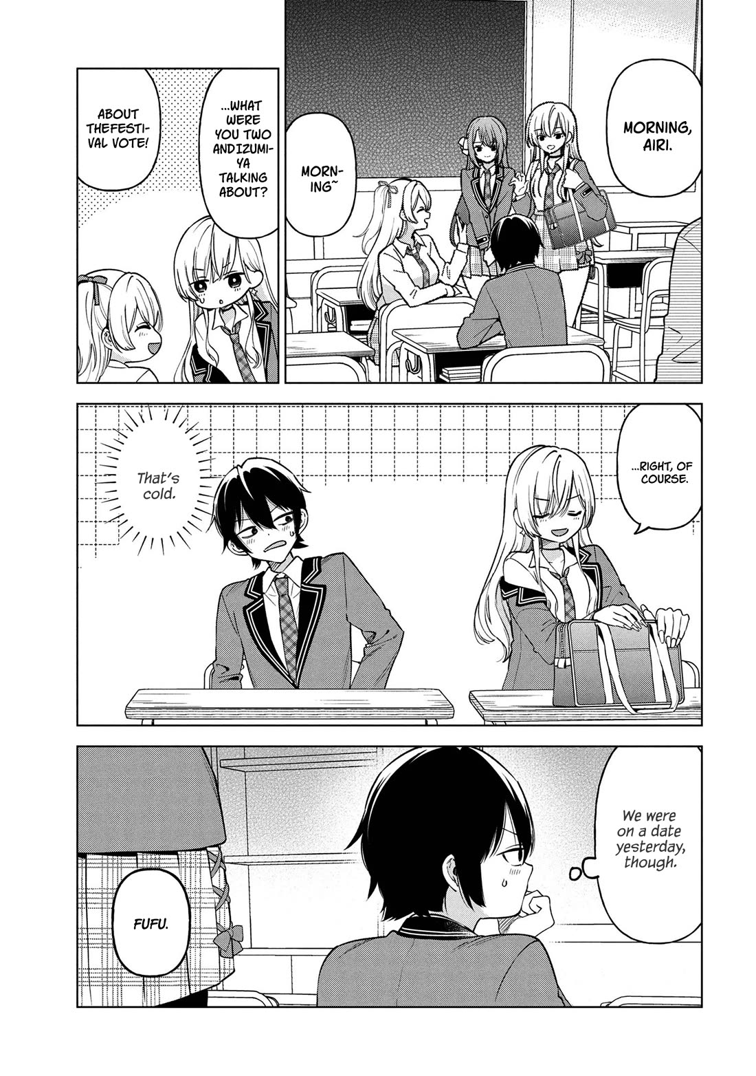 When the Introverted Me Got Surrounded by S-Tier Beauties After a Seat Change, a Secret Relationship Began chapter 7 page 22