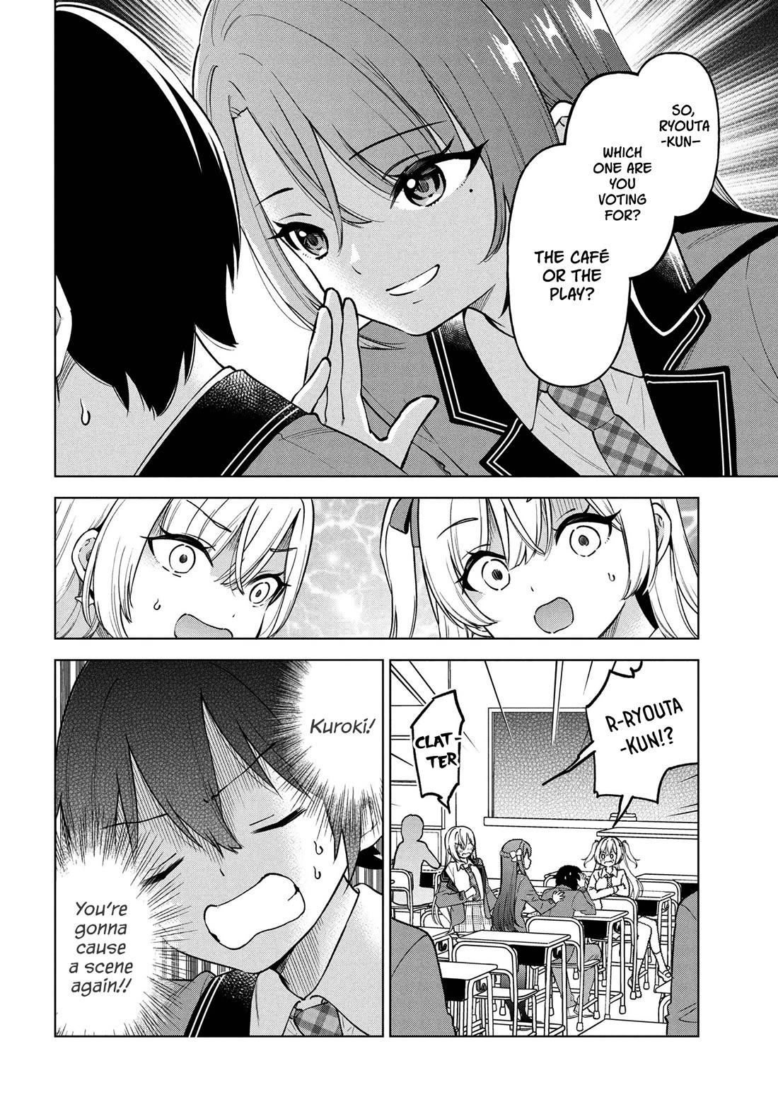 When the Introverted Me Got Surrounded by S-Tier Beauties After a Seat Change, a Secret Relationship Began chapter 7 page 23