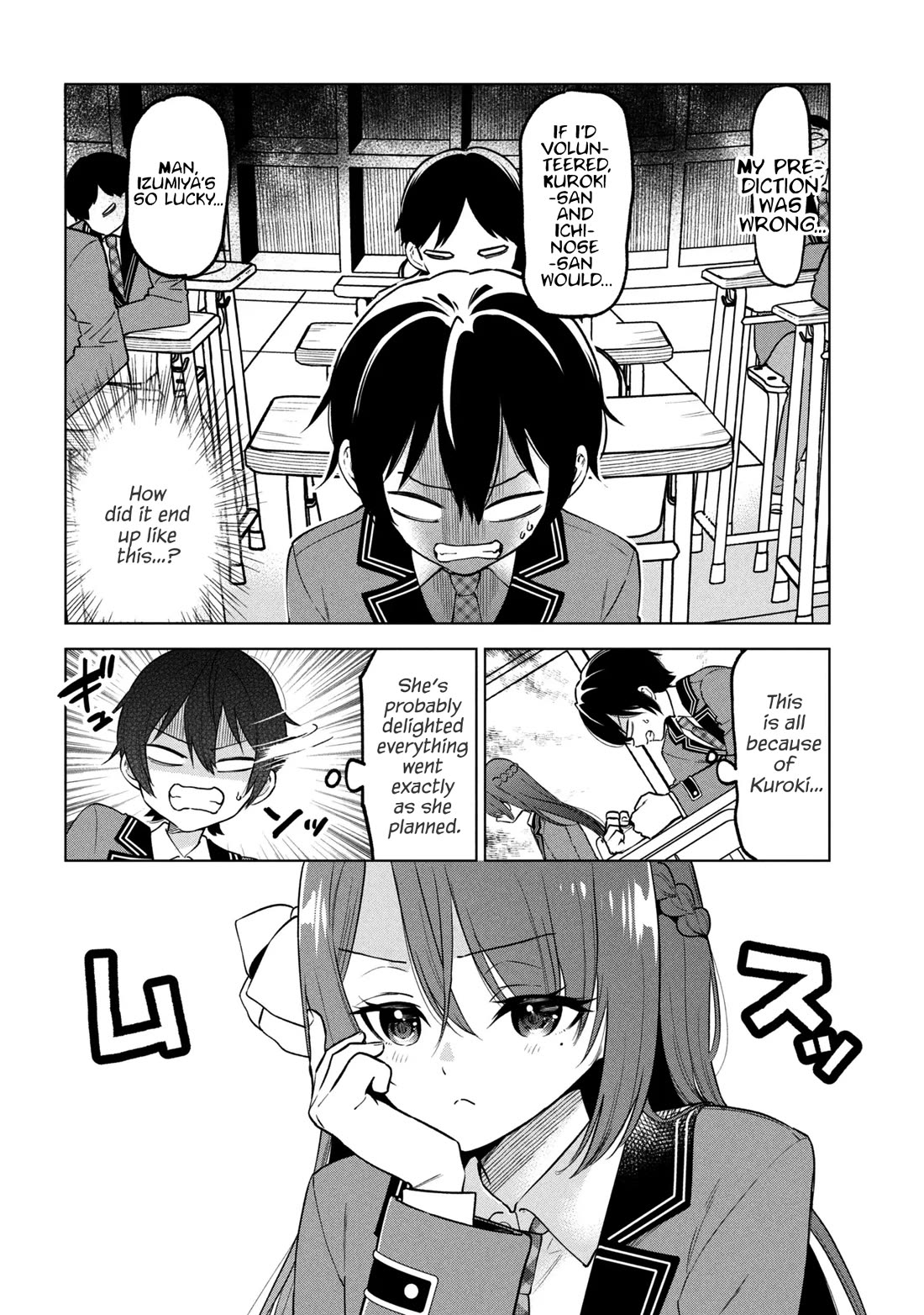 When the Introverted Me Got Surrounded by S-Tier Beauties After a Seat Change, a Secret Relationship Began chapter 8 page 10