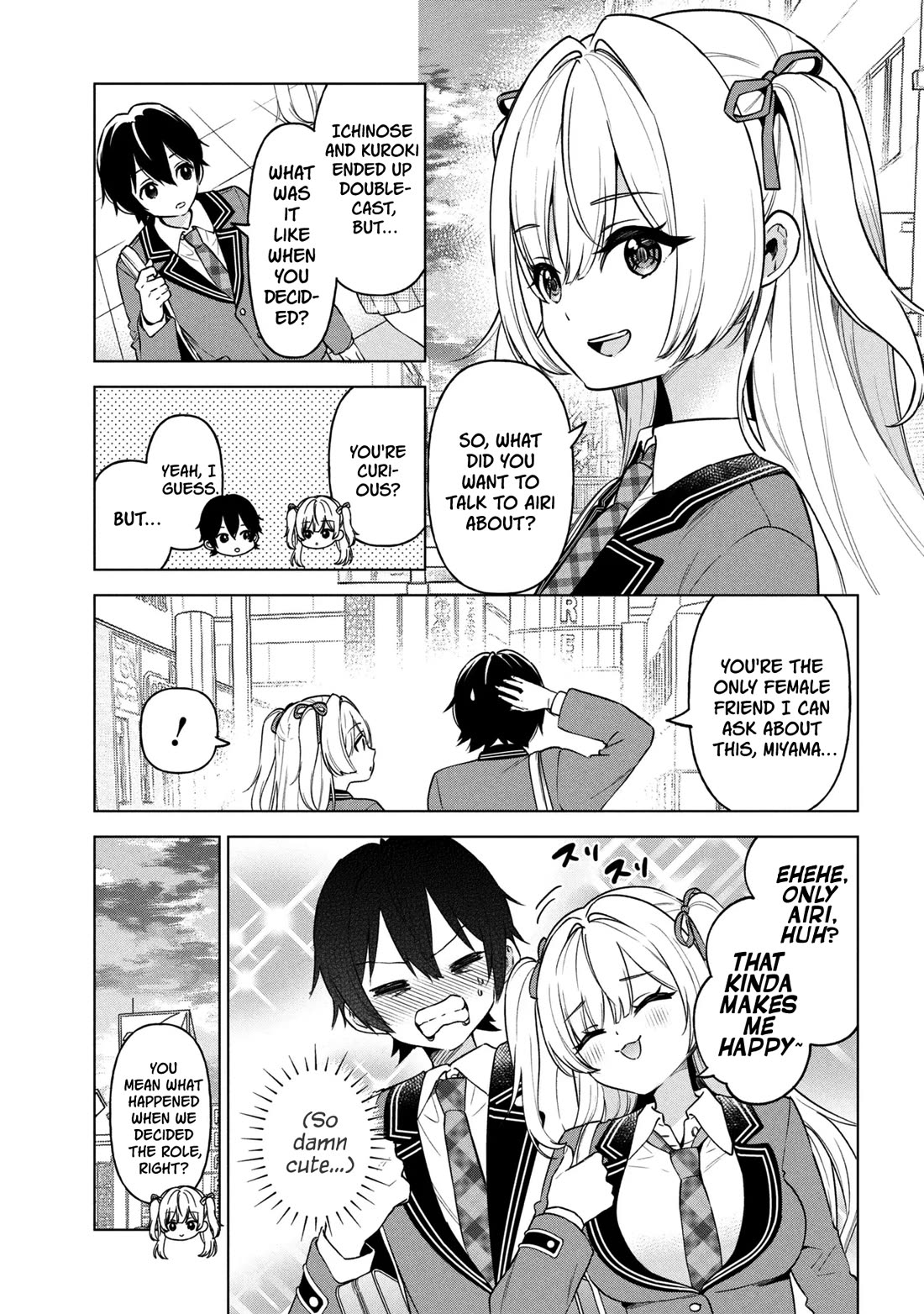 When the Introverted Me Got Surrounded by S-Tier Beauties After a Seat Change, a Secret Relationship Began chapter 8 page 13