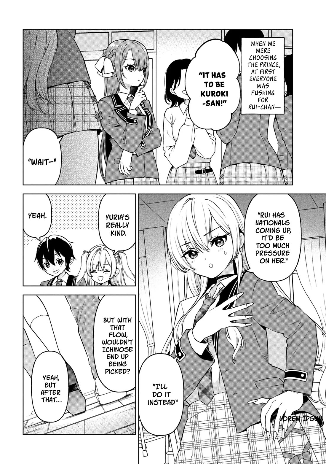 When the Introverted Me Got Surrounded by S-Tier Beauties After a Seat Change, a Secret Relationship Began chapter 8 page 14