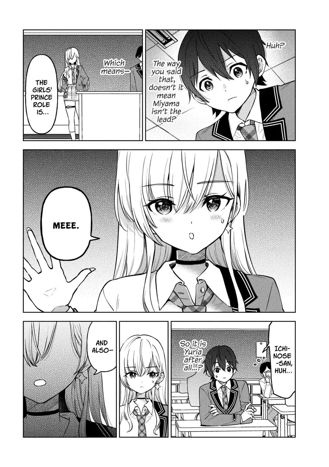 When the Introverted Me Got Surrounded by S-Tier Beauties After a Seat Change, a Secret Relationship Began chapter 8 page 8