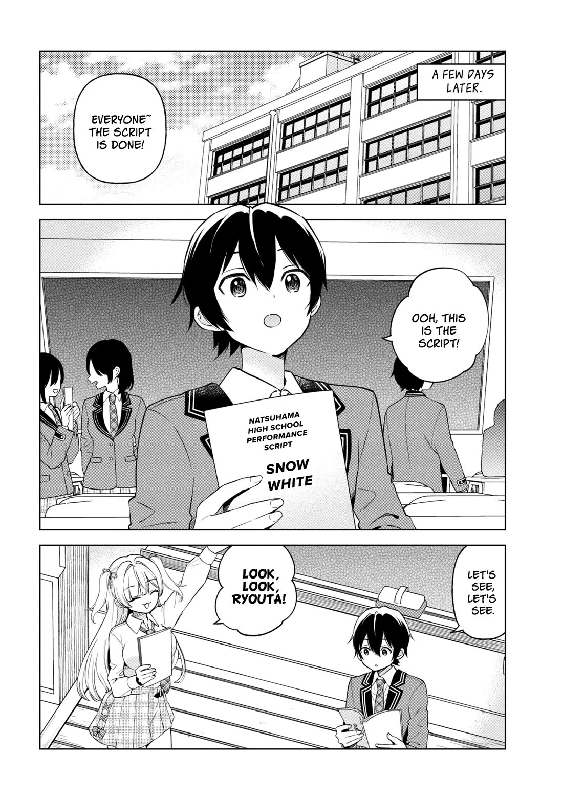 When the Introverted Me Got Surrounded by S-Tier Beauties After a Seat Change, a Secret Relationship Began chapter 9 page 14
