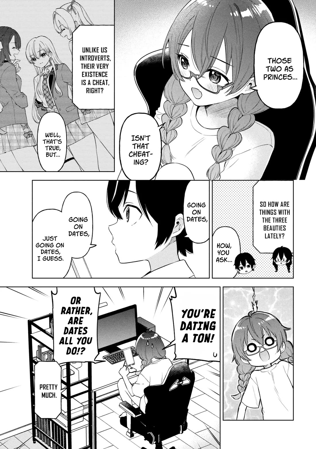 When the Introverted Me Got Surrounded by S-Tier Beauties After a Seat Change, a Secret Relationship Began chapter 9 page 7