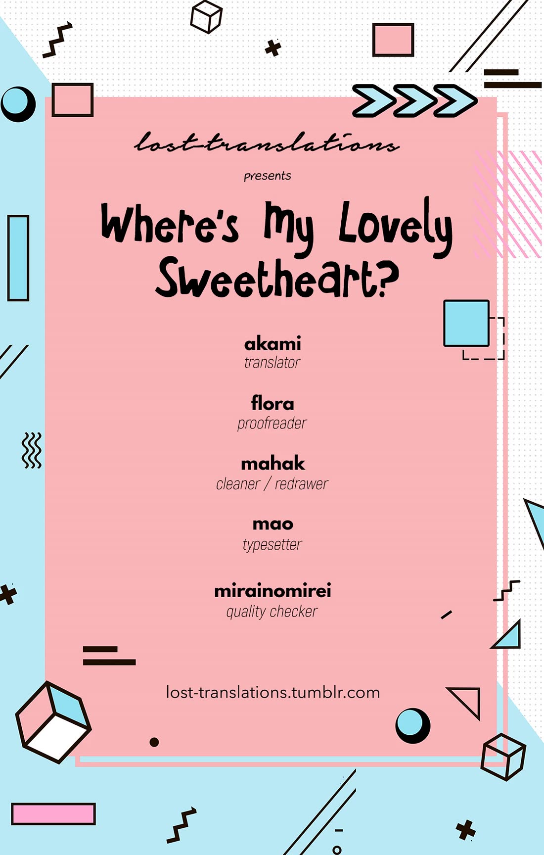 Where's My Lovely Sweetheart? chapter 20.5 page 1