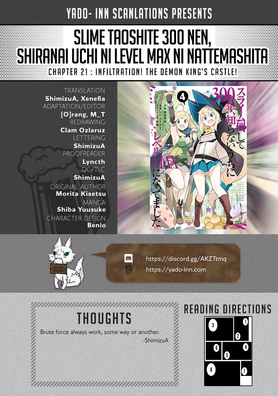 While Killing Slimes for 300 Years, I Became the MAX Level Unknowingly chapter 21 page 1