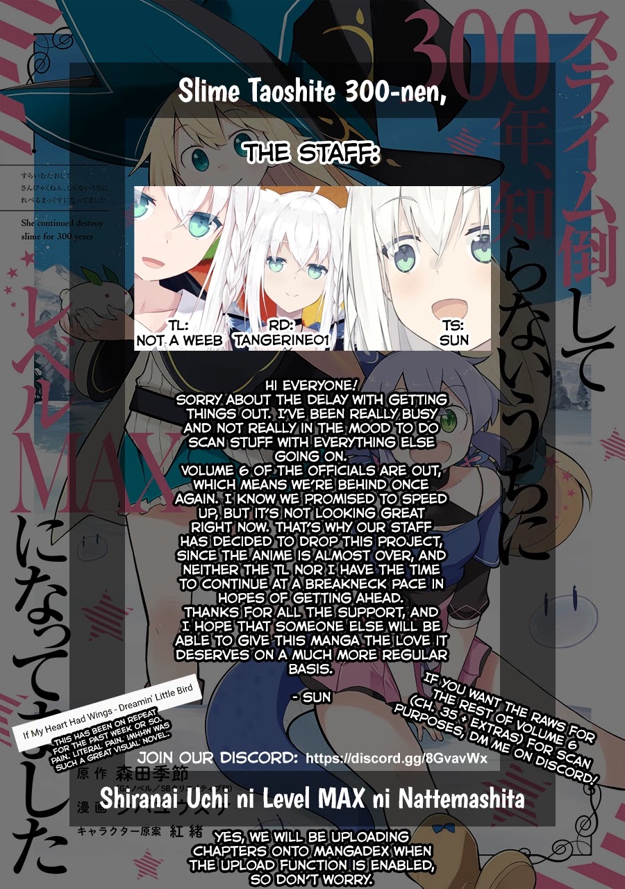 While Killing Slimes for 300 Years, I Became the MAX Level Unknowingly chapter 34 page 36
