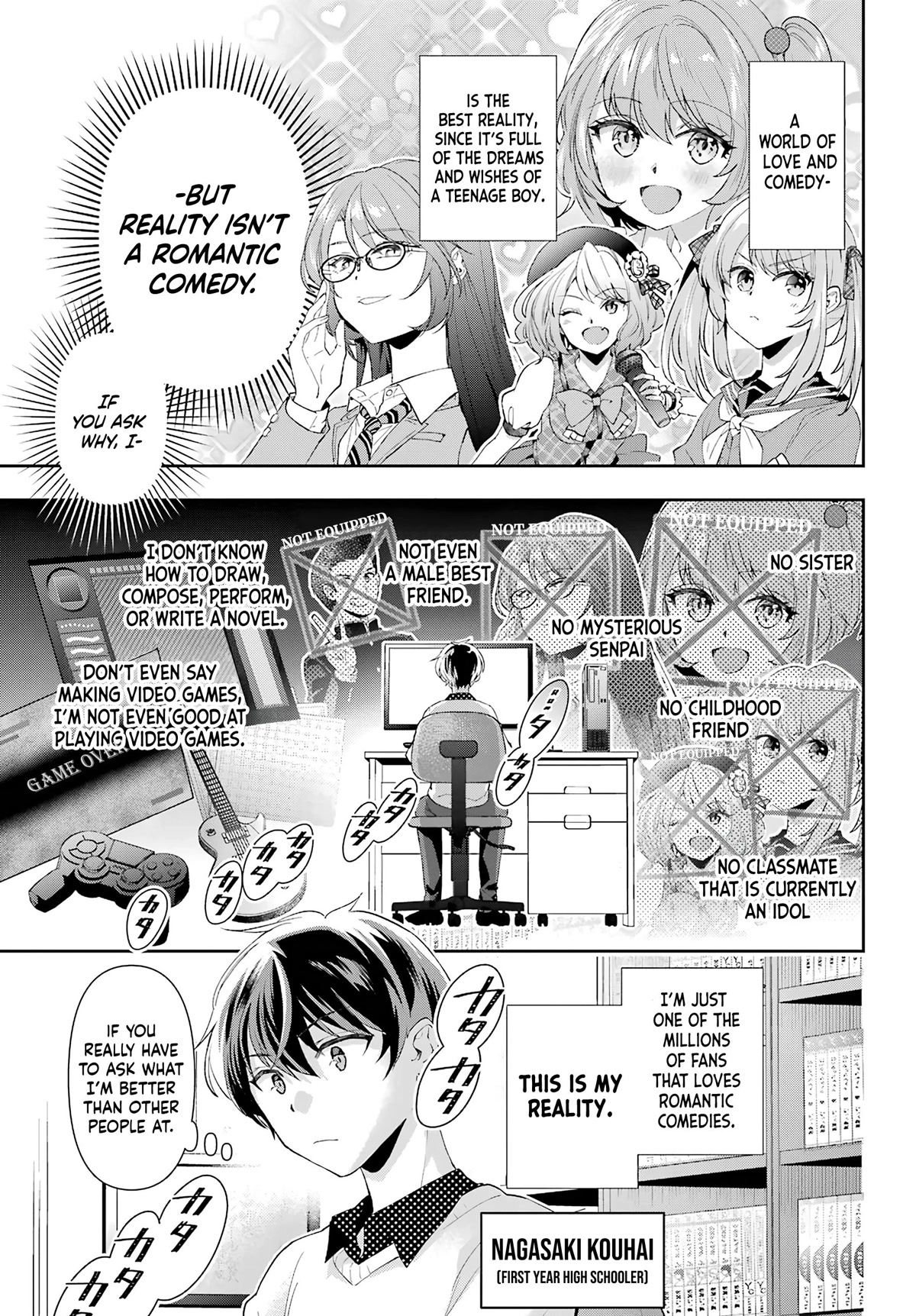 Who Decided That I Can’t Do Romantic Comedy in Reality? chapter 1 page 4