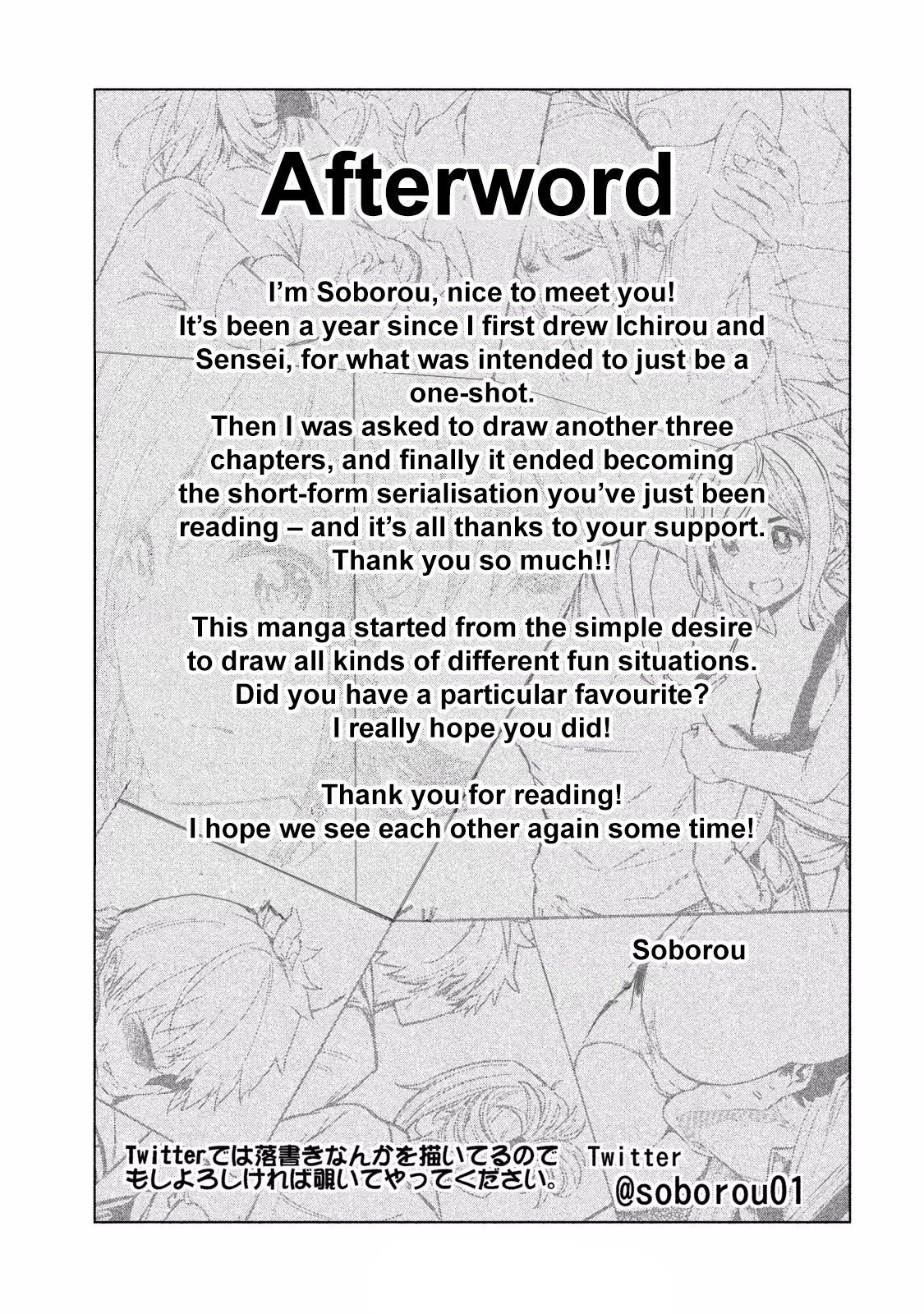 Why are you here Sensei!? chapter 10.5 page 17