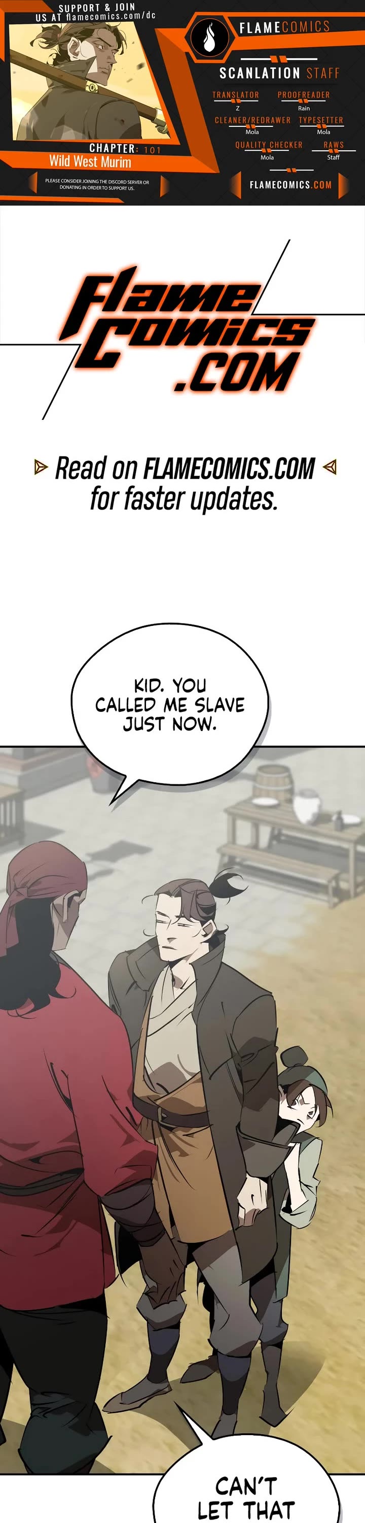 Wild West Murim chapter 101 page 1