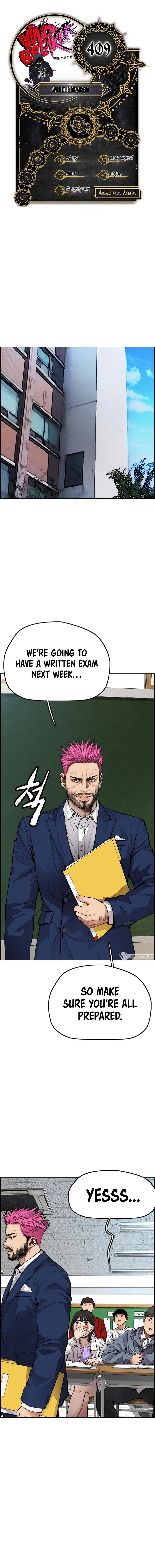 Wind Breaker chapter 409 page 1