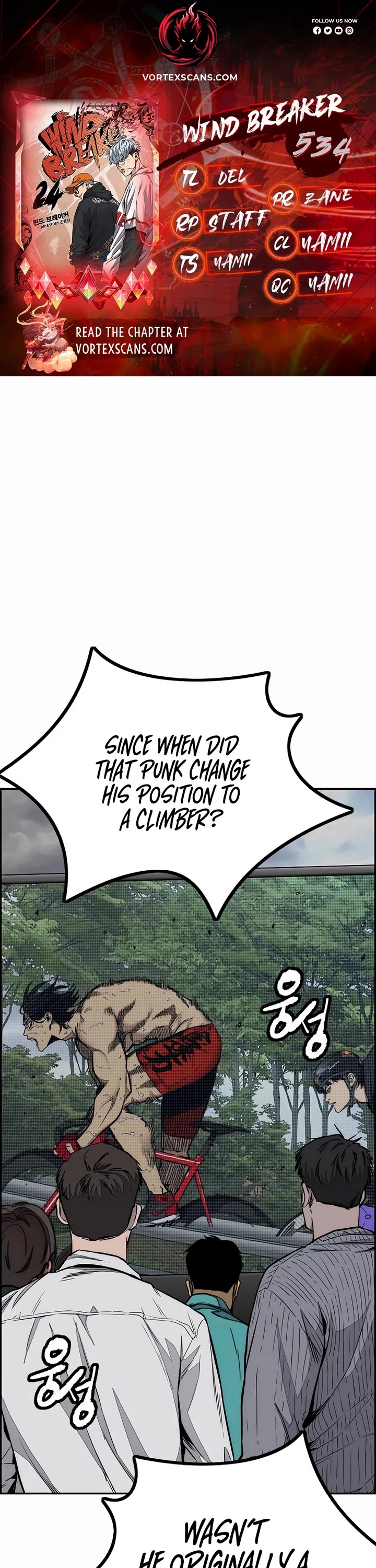 Wind Breaker chapter 534 page 1