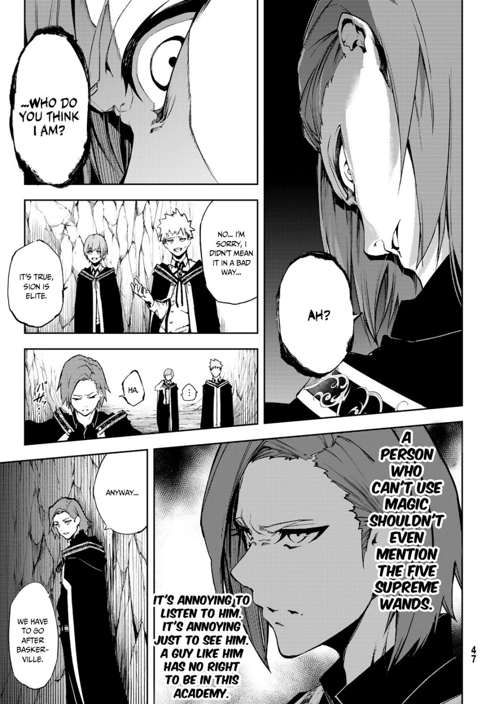 Wistoria's Wand and Sword chapter 1.2 page 8