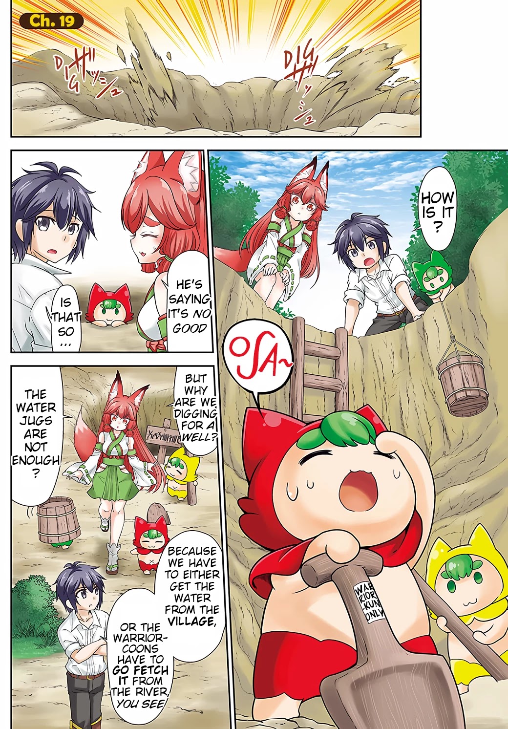 With Single Palm Founding a Pioneering Village a in Another World - Live With The Married Girls in Uninhabited Island Life ~ chapter 19 page 1
