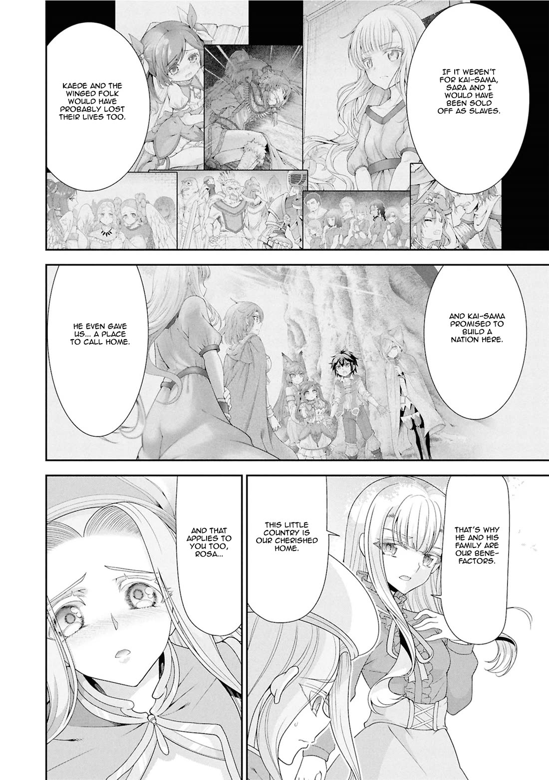 With Single Palm Founding a Pioneering Village a in Another World - Live With The Married Girls in Uninhabited Island Life ~ chapter 56 page 12