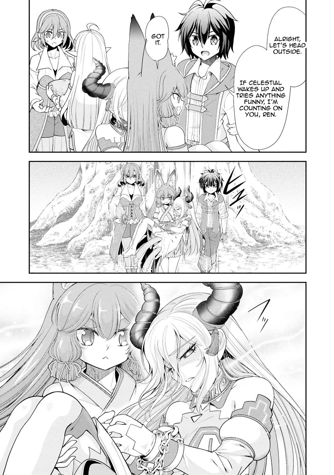 With Single Palm Founding a Pioneering Village a in Another World - Live With The Married Girls in Uninhabited Island Life ~ chapter 59 page 3