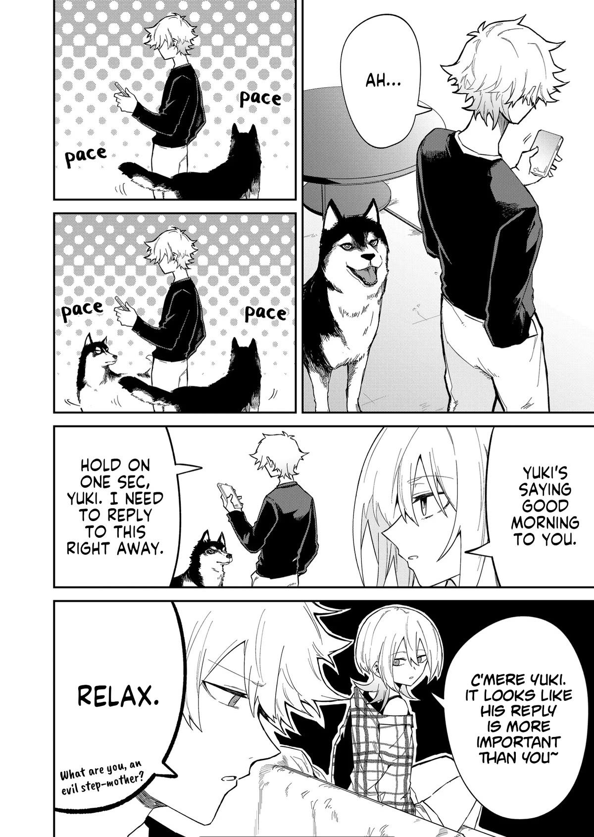 Wolf-chan Is Trying to Feign Indifference chapter 15 page 4