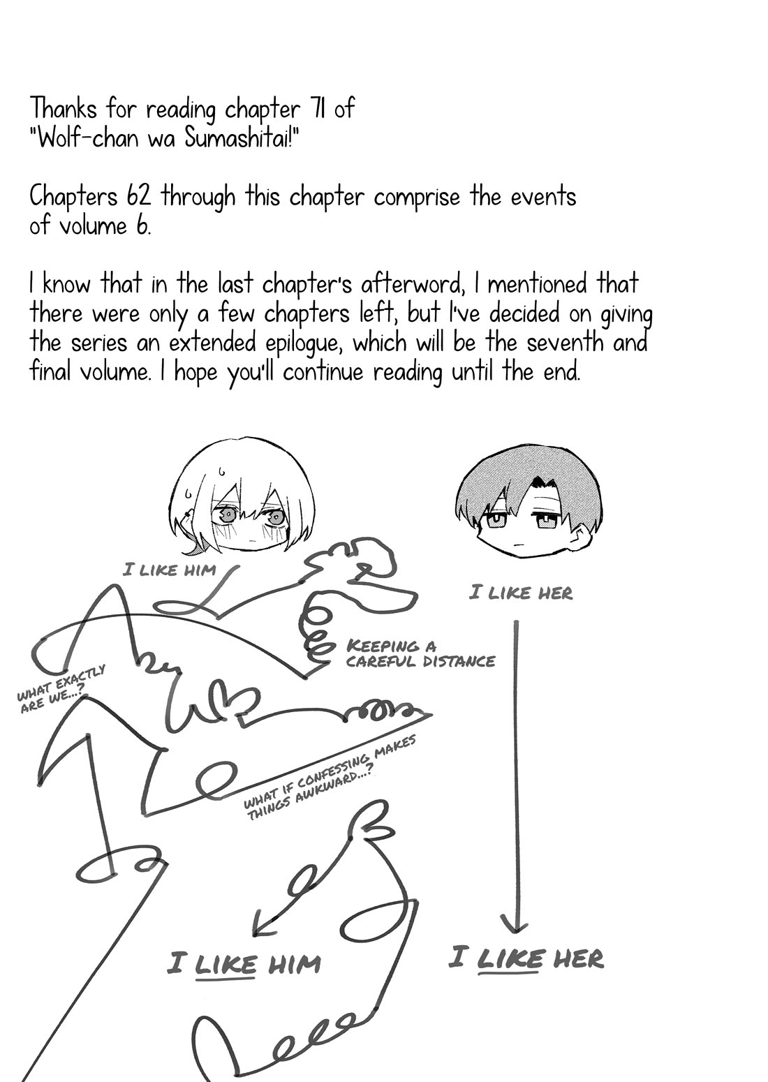 Wolf-chan Is Trying to Feign Indifference chapter 71 page 21