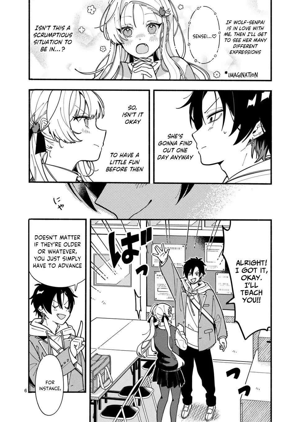 Wolf Falls in Love with Moon chapter 2 page 7