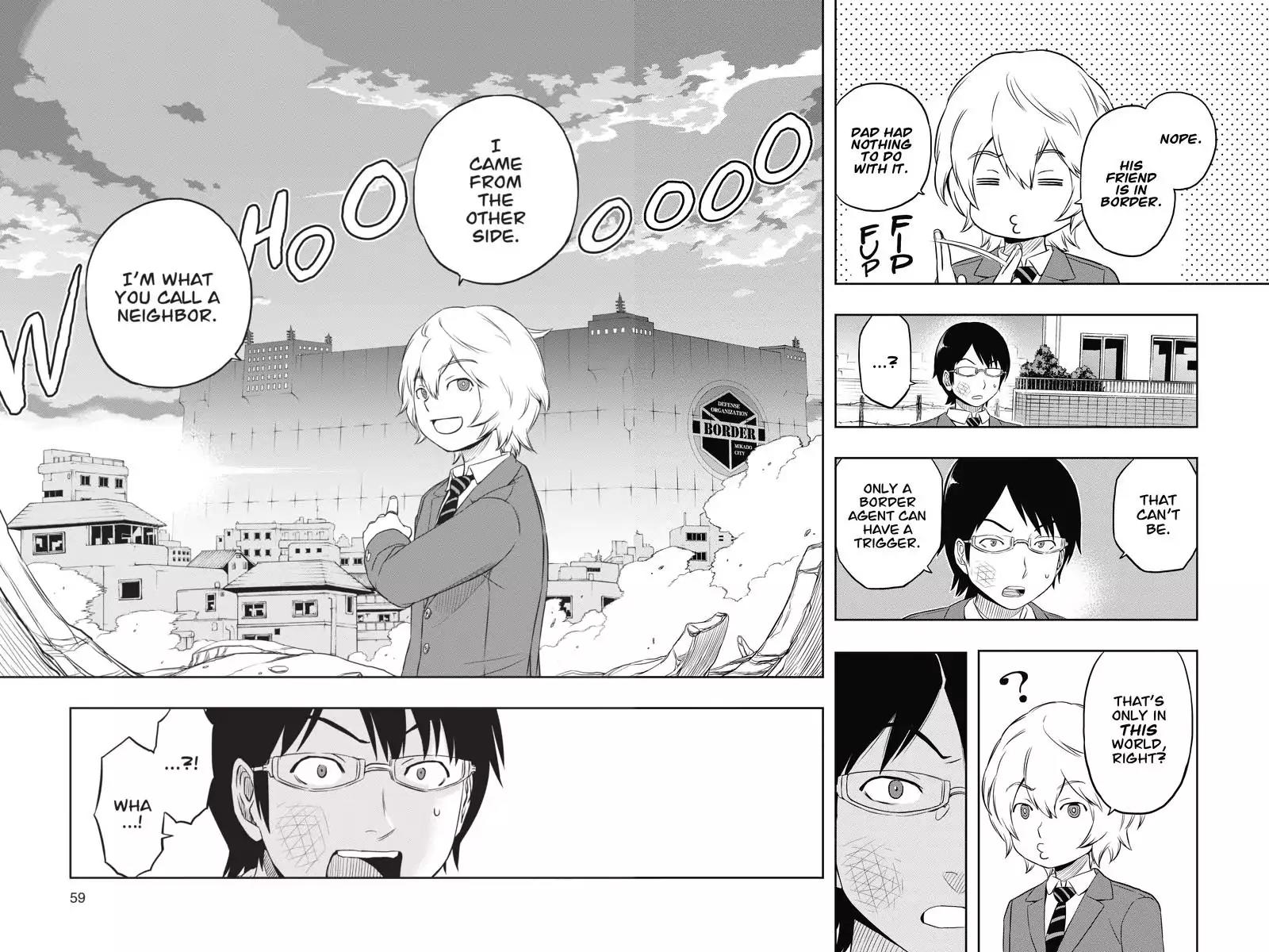 World Trigger chapter 1 page 56
