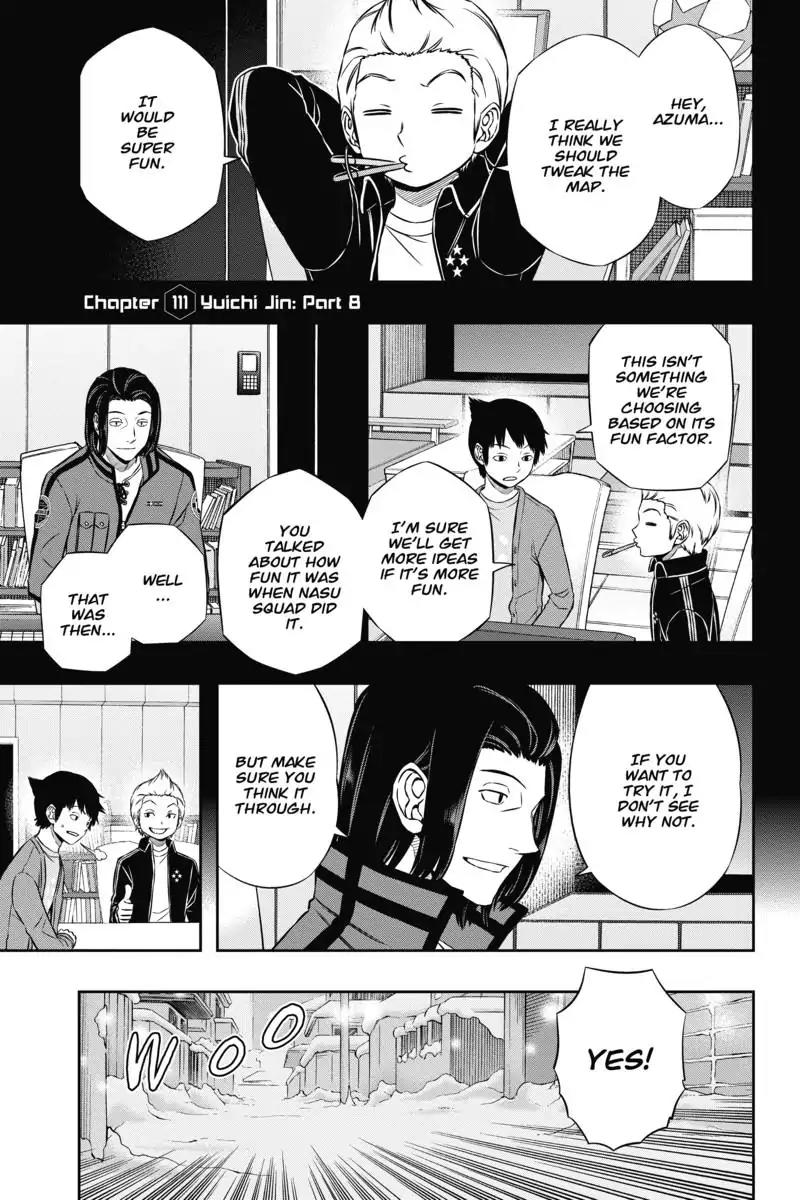 World Trigger chapter 111 page 1