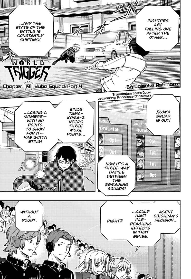 World Trigger chapter 191 page 1
