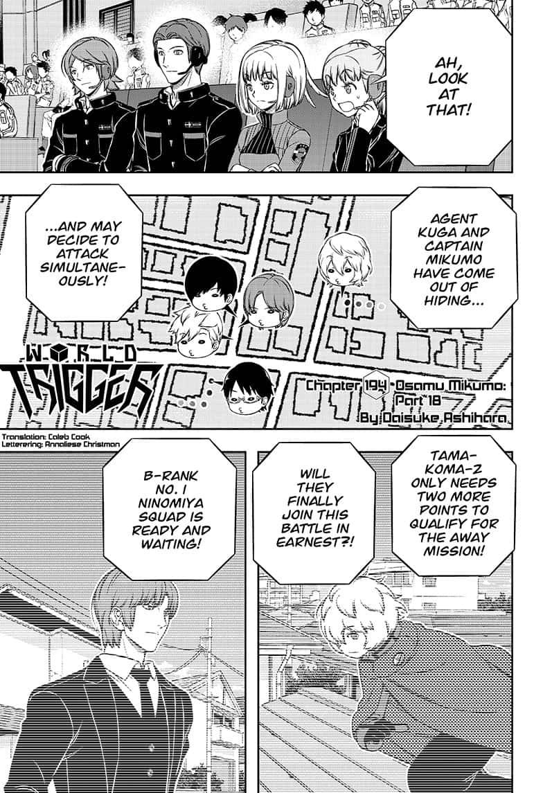 World Trigger chapter 194 page 1