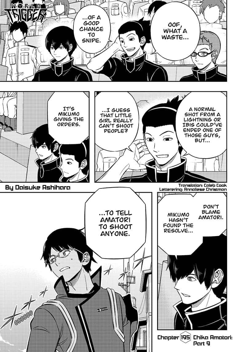 World Trigger chapter 195 page 1